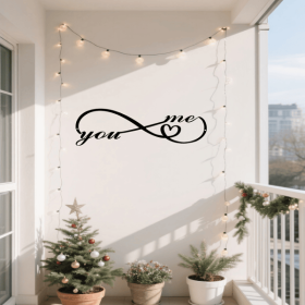 CIFbuy Custom Gothic iron Wall Art Personalized Dark Romance Sign for Couples Home Decor(TikTok, temu pick-up service)