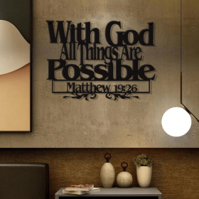 CIFbuy Vintage Farmhouse iron Wall Art with Inspirational Bible Verses for Home Church Prayer Room Decor(TikTok, temu pick-up service)