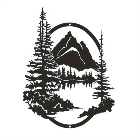 CIFbuy Vintage Tree of Life iron Wall Art for Outdoor and Indoor Large Forest Landscape Mural Modern Garden Patio Decor (TikTok, temu pick-up ser